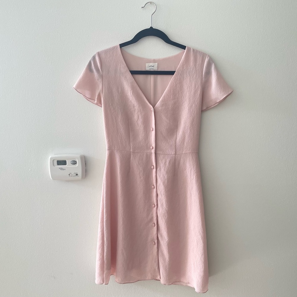 Aritzia Flutter Sleeve Dress